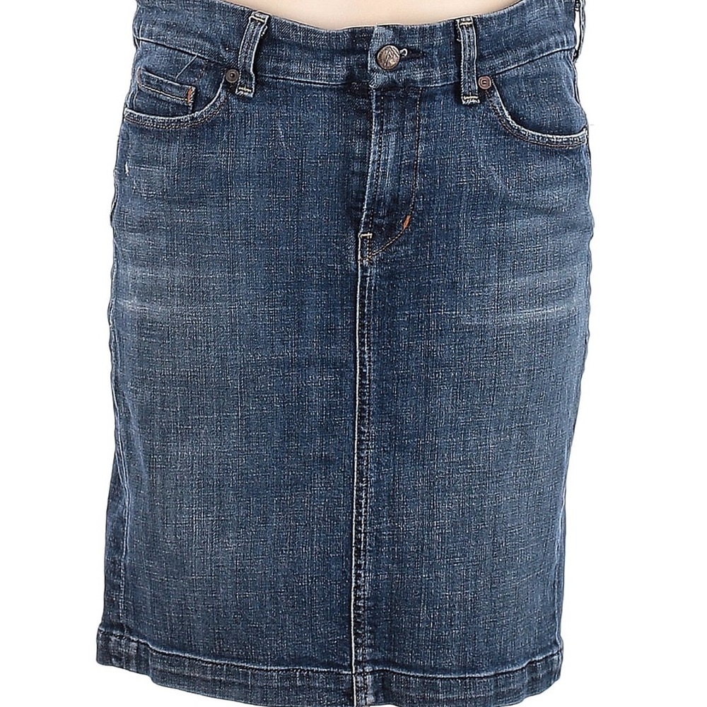 Citizens Of Humanity Blue Gold Pencil Skirt Casual Knee-Length - 29